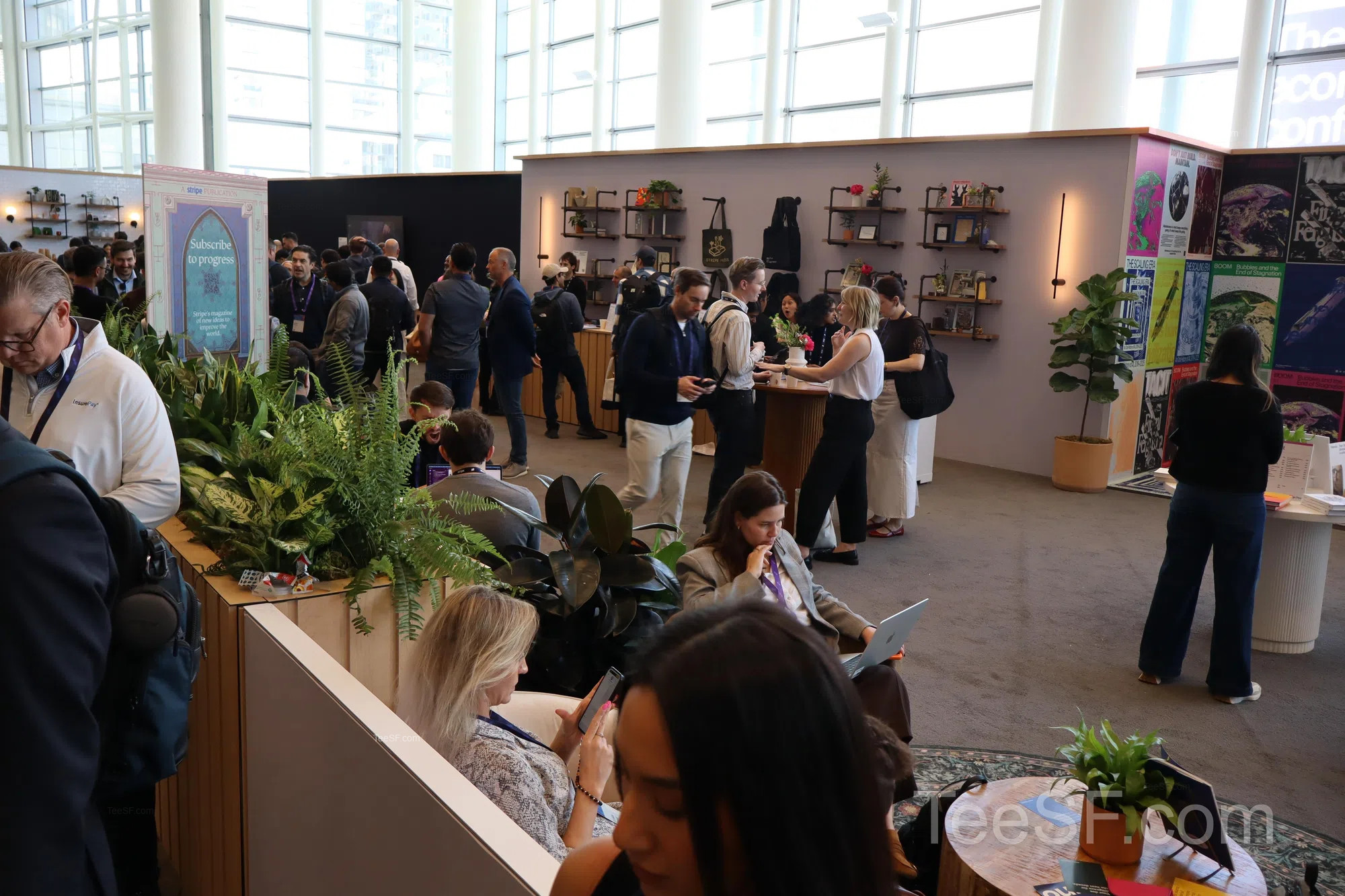 stripe Sessions Expo Lobby at Stripe Sessions 2026 in San Francisco.